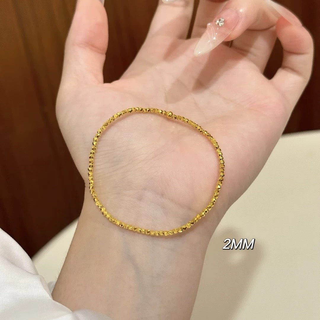 【SÉLÉC.】好運金珠手鍊16cm